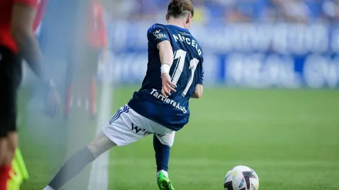 Marcelo Flores no ha sido titular en los últimos partidos del Real Oviedo.