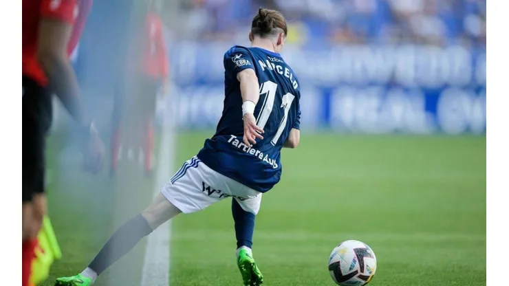 Marcelo Flores no ha sido titular en los últimos partidos del Real Oviedo.