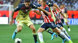Diego Valdés ante Chivas en el clásico del torneo Clausura 2022.