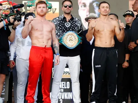 Canelo Álvarez y Gennady Golovkin superaron el pesaje y dieron fuertes advertencias