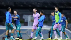 Corona y Potro Gutiérrez hablaron sobre la pelea al final del partido.