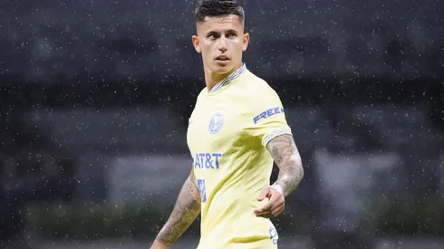 Brian Rodríguez en su debut como jugador del Atlético de San Luis.