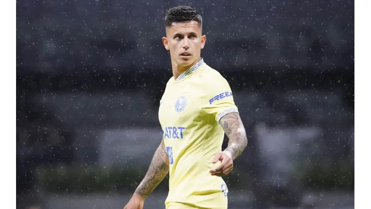 Brian Rodríguez en su debut como jugador del Atlético de San Luis.
