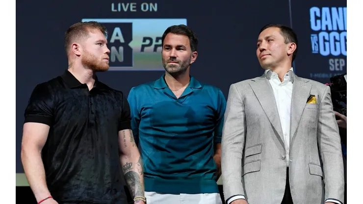 Eddie Hearn ya hizo su pronóstico para la trilogía entre Canelo Álvarez y Gennady Golovkin