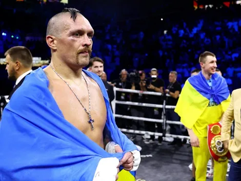 Así fue el regreso de Oleksandr Usyk a su casa, vandalizada por el ejército ruso