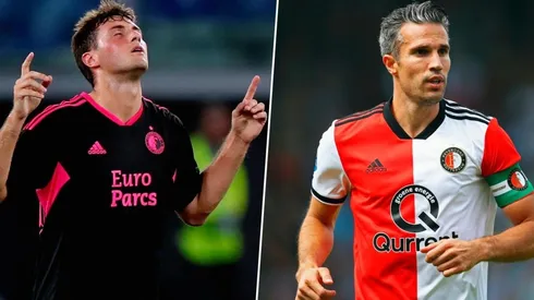 Santi Giménez debutó en la Europa League con doblete