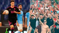 Santi Giménez convirtió un doblete ante la Lazio