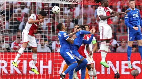 Edson Álvarez marcó el primer gol de Ajax en esta Champions League