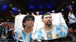 Maradona y Messi, los dioses futbolísticos de Gerardo Kleinburg (Foto: Getty Images)