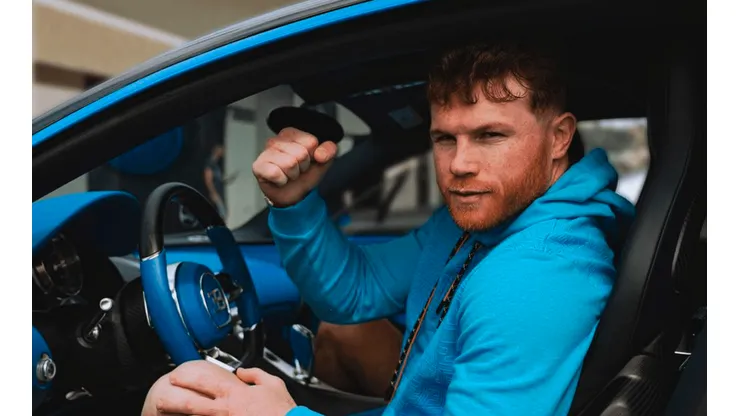 El Bugatti Chiron de Canelo Álvarez