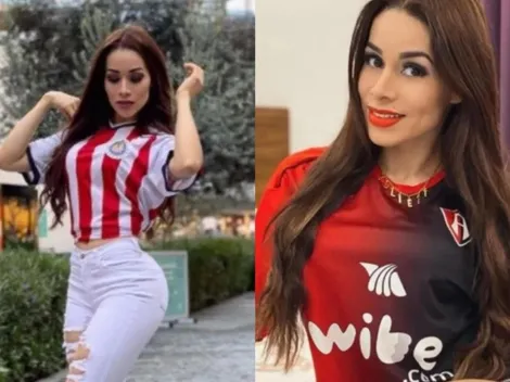 Yuliett Torres, estrella de OnlyFans que tiene el corazón dividido entre Chivas y Atlas