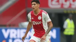AMSTERDAM, NETHERLANDS - AUGUST 14: Edson Alvarez of Ajax during the Dutch Eredivisie match between Ajax and FC Groningen at Johan Cruijff Arena on August 14, 2022 in Amsterdam, Netherlands (Photo by Peter Lous/Orange Pictures/BSR Agency/Getty Images)