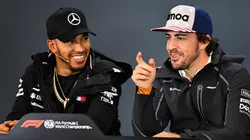F1: Lewis Hamilton y Fernando Alonso protagonizaron una imagen que quedará en la historia