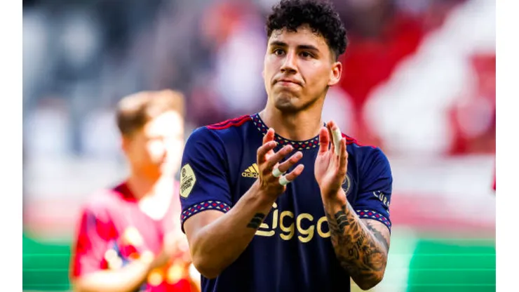 Jorge Sánchez el día de su debut con el Ajax.
