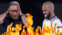 Lillini y Dani Alves, foco de críticas de un exPumas.