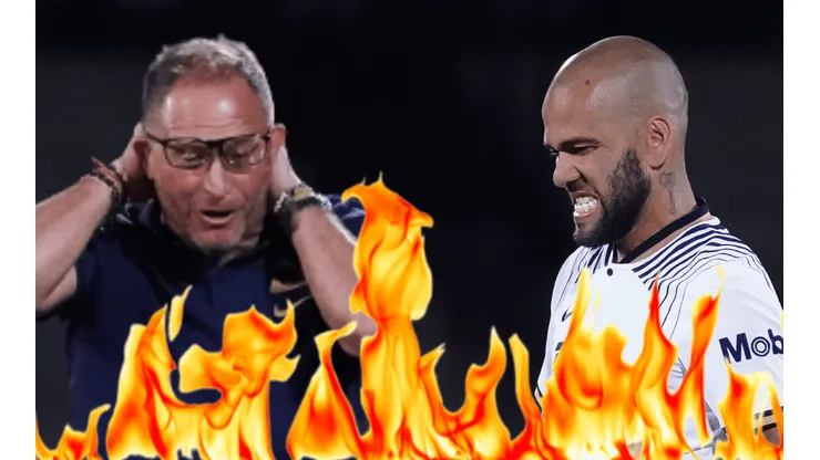 Lillini y Dani Alves, foco de críticas de un exPumas.