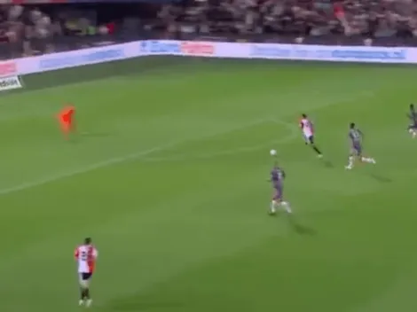 VIDEO | ¡Llegó el primero! Santi Giménez se estrenó con el Feyenoord