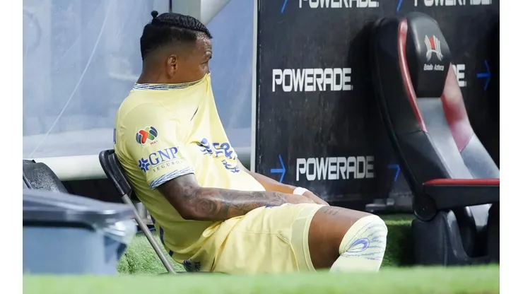 Roger Martínez el día de la lesión contra el Atlas.