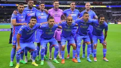 La alineación inicial de Cruz Azul en la derrota por 7-0 ante el América.