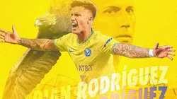 Brian Rodríguez ya es de las Águilas.