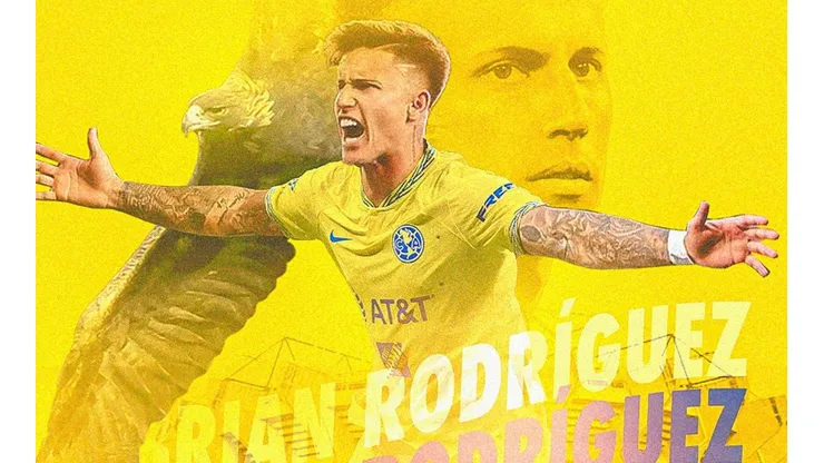 Brian Rodríguez ya es de las Águilas.