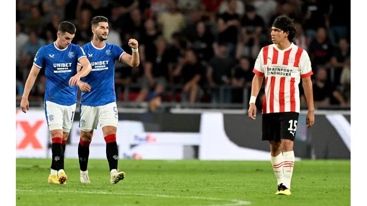 PSV Rangers Champions League 2022-2023 Erick Gutiérrez