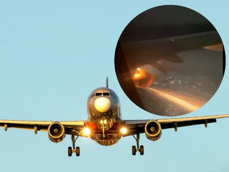 VIDEO VIRAL: Motor de avión de Viva Aerobus arde en llamas
