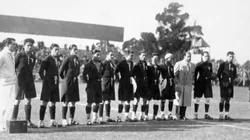 Alineación de México para el primer partido de los Mundiales, en Uruguay 1930 contra Francia.