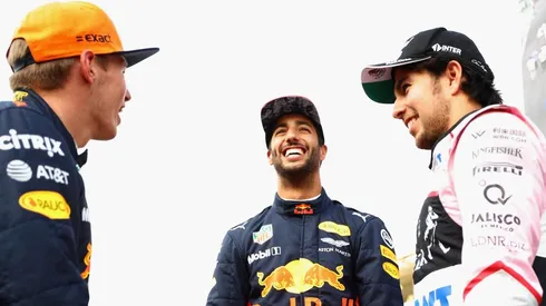Ricciardo en Red Bull; Checo Pérez en Force India.