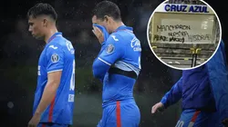 Pintadas contra los jugadores en las instalaciones de Cruz Azul