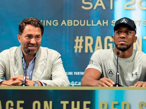 Las palabras de Eddie Hearn que engrandecen a Anthony Joshua en la derrota