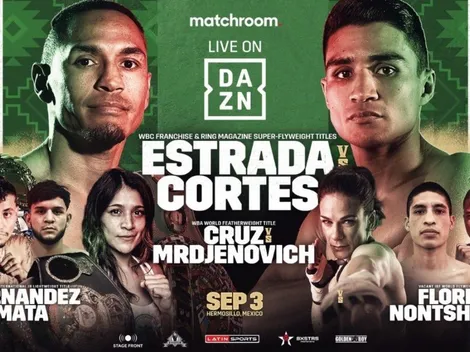 Gallo Estrada vs. Argi Cortés: confirman la cartelera completa en Hermosillo