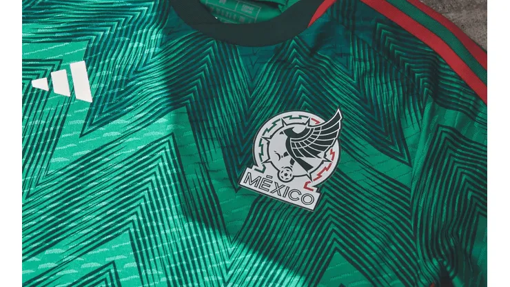 La camiseta que México utilizará en Qatar 2022.