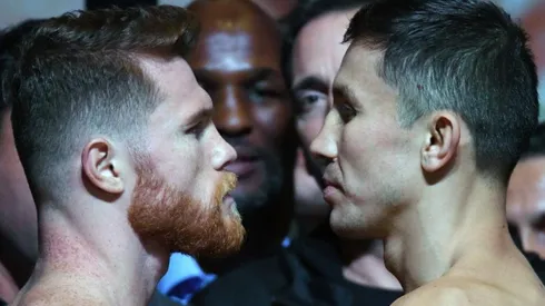 Gennady Golovkin y Canelo Álvarez presumen su estado físico.