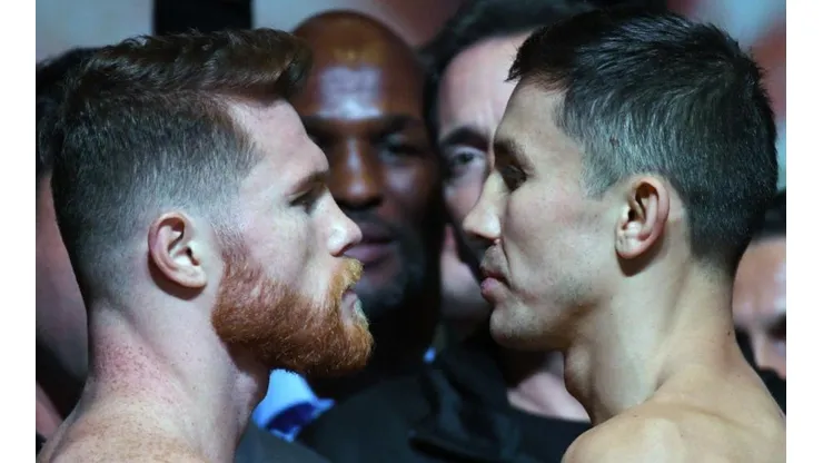 Gennady Golovkin y Canelo Álvarez presumen su estado físico.