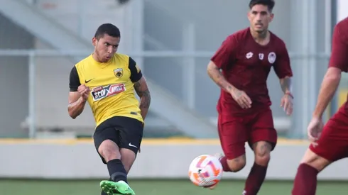 Orbelín Pineda marcó otros dos goles en la pretemporada del AEK Atenas.