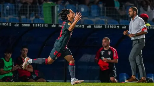 Diego Lainez jugó sus primeros minutos con el Braga
