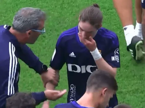 VIDEO | Marcelo Flores recibe fuerte regaño en el Oviedo