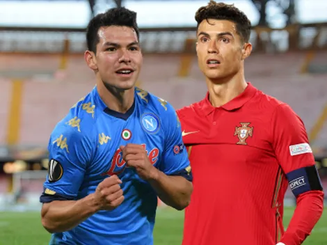 ¿Cómo podría alinear Napoli con CR7 y Chucky Lozano?