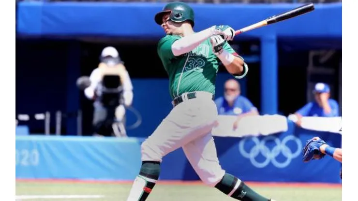 Joey Meneses con México en los Juegos Olímpicos Tokio 2020.