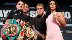 Jake Paul puso una condición para que haya revancha entre Katie Taylor y Amanda Serrano