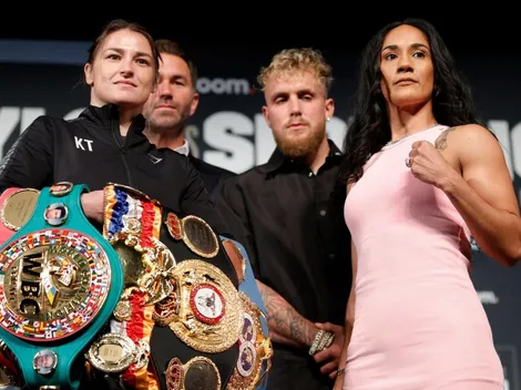 Jake Paul puso una condición para que haya revancha entre Katie Taylor y Amanda Serrano