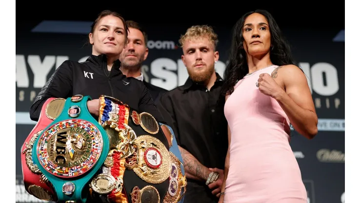 Jake Paul puso una condición para que haya revancha entre Katie Taylor y Amanda Serrano