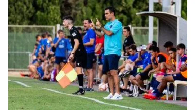 Rafael Márquez en el triunfo del Barcelona Atletic contra L’Escala.