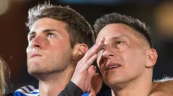 Padre e hijo, juntos en la despedida de Chaco.