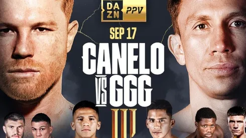 Se confirmó la cartelera completa de Canelo Álvarez vs. Gennady Golovkin.