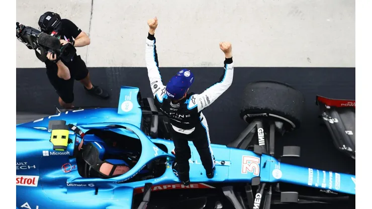 Esteban Ocon, de Alpine, el último vencedor del Gran Premio de Hungría en la F1.