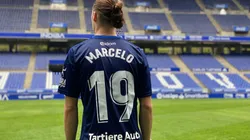 Marcelo Flores comenzó una nueva aventura en Real Oviedo