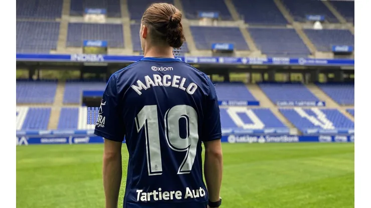 Marcelo Flores comenzó una nueva aventura en Real Oviedo