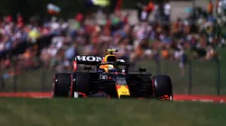 Sergio Checo Pérez transitando el GP de Hungría.